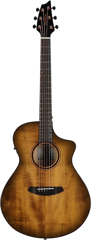 Breedlove ECO Pursuit Exotic S Concert CE Acoustic-Electric Guitar, Sweetgrass, Full Straight Front