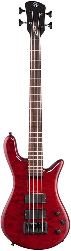 Spector Bantam 4 Short Scale Electric Bass (with Gig Bag), Black Cherry Gloss, Blemished, Full Straight Front