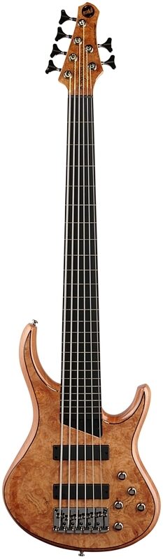 MTD Kingston Z6 Fretless Electric Bass, 6-String, Natural Gloss, Blemished, Full Straight Front