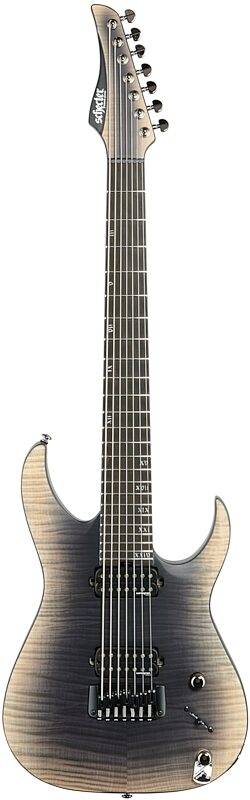Schecter Banshee Mach 7 Electric Guitar, 7-String, Fallout Burst, Full Straight Front