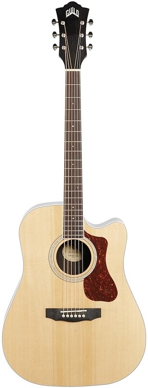 Guild D-260CE Deluxe Dreadnought Cutaway Acoustic-Electric Guitar, New, Full Straight Front