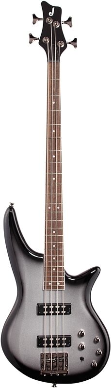 Jackson JS3 Spectra Electric Bass, Silver Burst, Full Straight Front