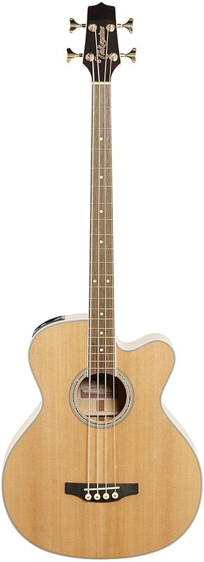 Takamine GB72CE Jumbo Acoustic-Electric Bass, Natural, Full Straight Front