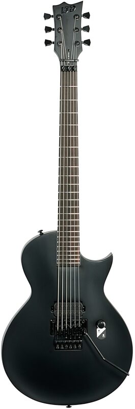 ESP LTD EC-FR Black Metal Electric Guitar, New, Full Straight Front