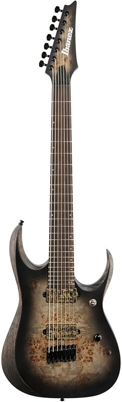 Ibanez RGD71ALPA Iron Label Electric Guitar, Charcoal Burst, Full Straight Front