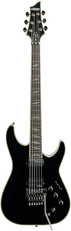 Schecter C-1 FR-S Blackjack Electric Guitar, Gloss Black, Full Straight Front
