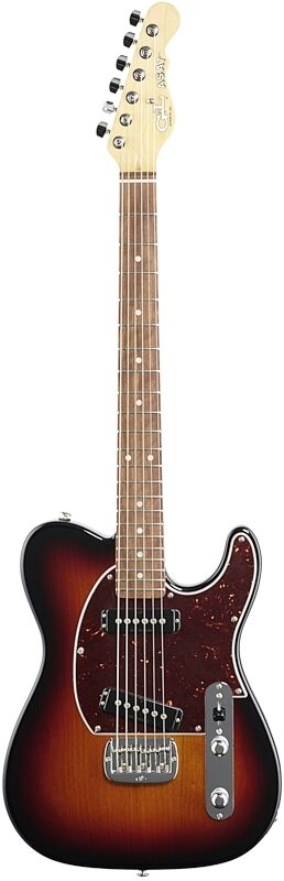 G&L Fullerton Deluxe ASAT Special Electric Guitar (with Bag), 3-Tone Sunburst, Full Straight Front