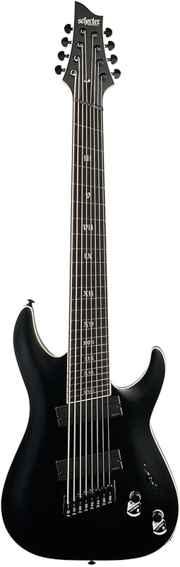 Schecter C-8 Multi-Scale SLS Elite Electric Guitar, Evil Twin, Full Straight Front