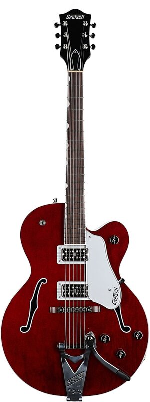 Gretsch G6119T-ET Players Edition Tennessee Rose Electrotone Electric Guitar (with Case), Cherry Stain, Full Straight Front