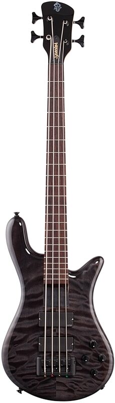 Spector Bantam 4 Short Scale Electric Bass (with Gig Bag), Black Stain Gloss, Full Straight Front