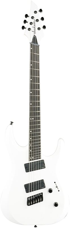 Jackson Pro Dinky DK HT6 MS Electric Guitar, with Ebony Fingerboard, Snow White, Full Straight Front