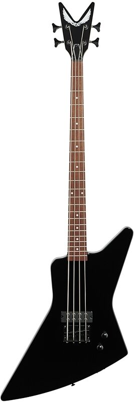 Dean Z Metalman Electric Bass, Black, Full Straight Front