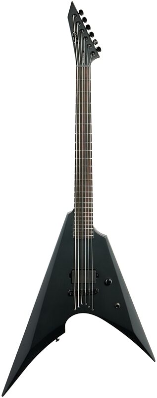 ESP LTD Arrow NT Black Metal Electric Guitar, New, Full Straight Front