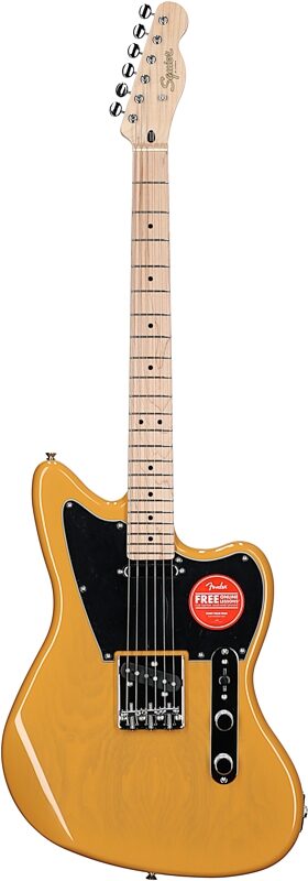 Squier Paranormal Offset Telecaster Electric Guitar, Maple Fingerboard, Butterscotch Blonde, Full Straight Front