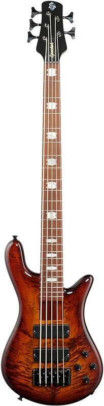 Spector EuroBolt 5 Electric Bass, 5-String (with Gig Bag), Tobacco Sunburst Gloss, Full Straight Front