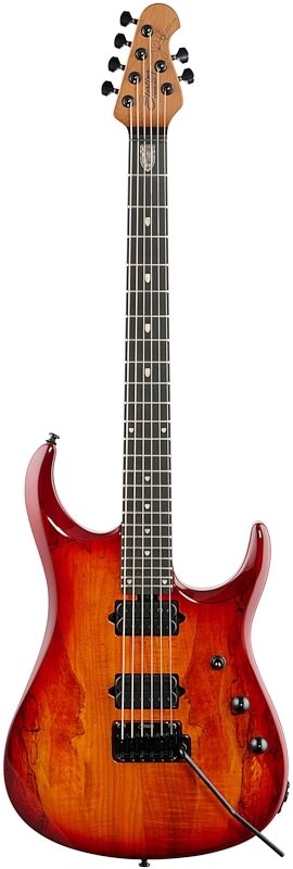 Sterling by Music Man JP150 DiMarzio Electric Guitar (with Gig Bag), Blood Orange Burst, Full Straight Front