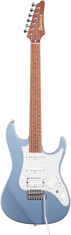 Ibanez AZ2204 Prestige Electric Guitar (with Case), Ice Blue Metallic, Blemished, Full Straight Front