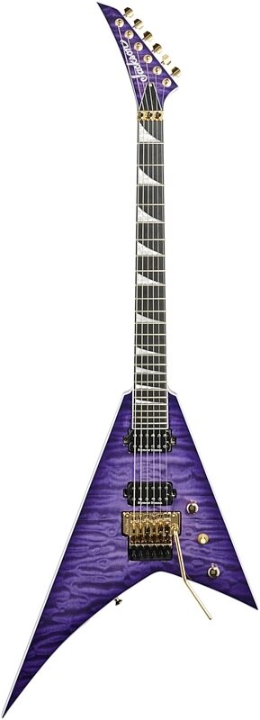 Jackson Pro Rhoads RR24Q Electric Guitar, Transparent Purple, USED, Blemished, Full Straight Front
