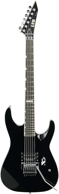 ESP LTD M1 Custom 87 Electric Guitar, Black, Full Straight Front