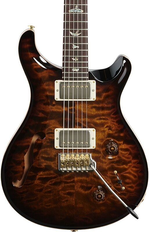 PRS Paul Reed Smith Wood Library Custom 22 SH Electric Guitar, Cocobolo Fingerboard (with Case), Gold Burst, Serial Number 0291849, Body Straight Front