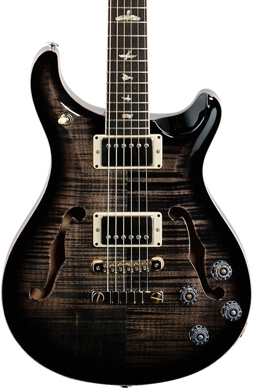 PRS Paul Reed Smith McCarty 594 Hollowbody II Electric Guitar, Charcoal Burst, Serial Number 0318939, Body Straight Front