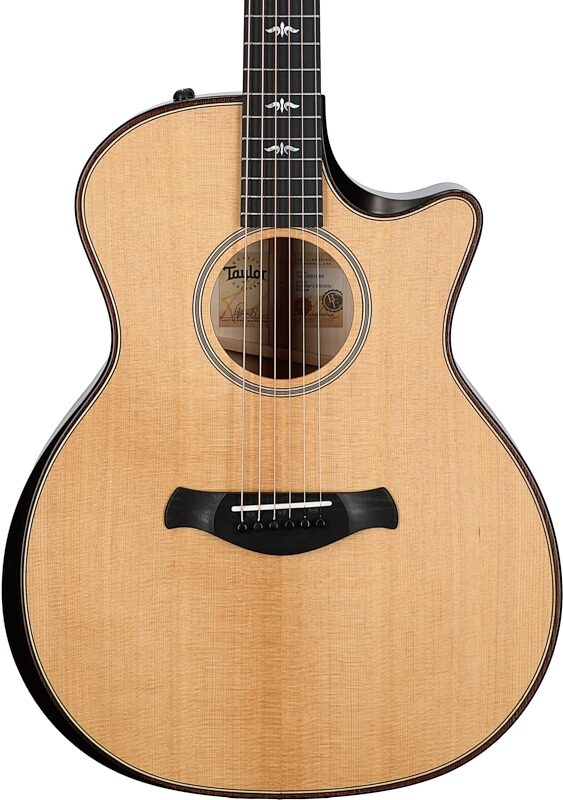 Taylor Builder's Edition 614ce Acoustic-Electric Guitar, Natural, Serial Number 1210251066, Body Straight Front