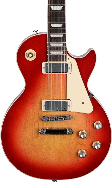 Gibson Les Paul Deluxe '70s Electric Guitar (with Case), Cherry Sunburst, Serial Number 231910301, Body Straight Front