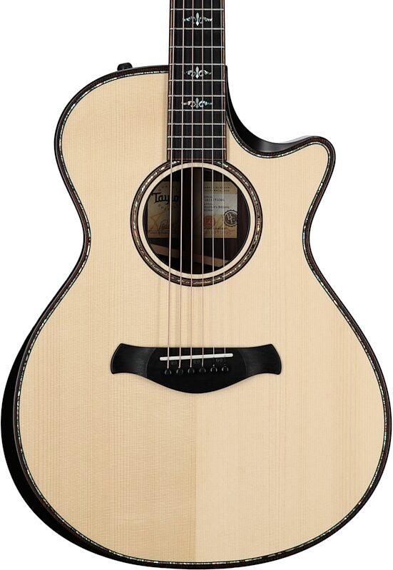 Taylor Builder's Edition 912ce Grand Concert Cutaway Acoustic-Electric Guitar, Natural, Serial Number 1211171094, Body Straight Front