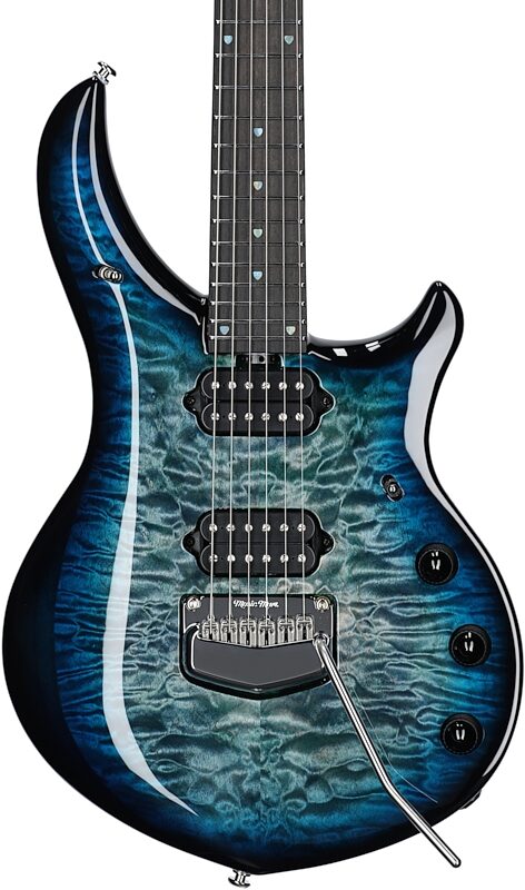 Ernie Ball Music Man Majesty Electric Guitar (with Case), Hydrospace, Serial Number M015702, Body Straight Front