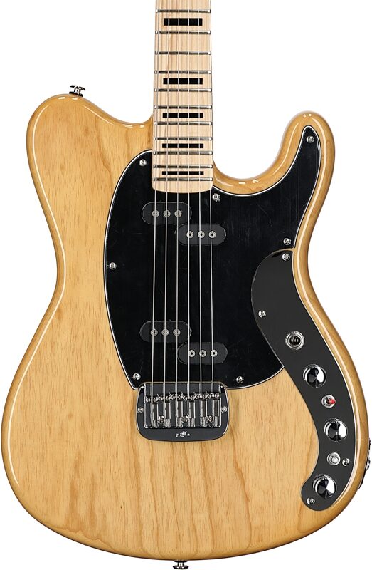 G&L CLF Research Espada Electric Guitar (with Case), Natural, Serial Number CLF2204221, Body Straight Front