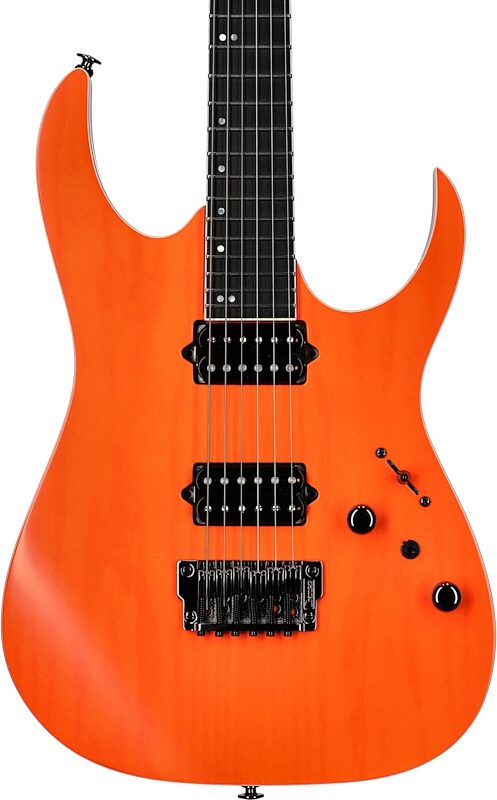 Ibanez RGR5221 Prestige Electric Guitar (with Case), Transparent Fluorescent Orange, Serial Number 210001F2210114, Body Straight Front