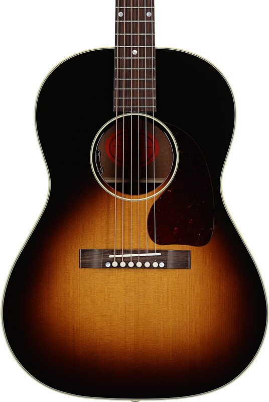 Gibson '50s LG-2 Original Acoustic-Electric Guitar (with Case), Antique Natural, Serial Number 22292075, Body Straight Front