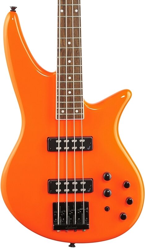 Jackson X Spectra Bass SBX IV Bass Guitar, Neon Orange, Body Straight Front