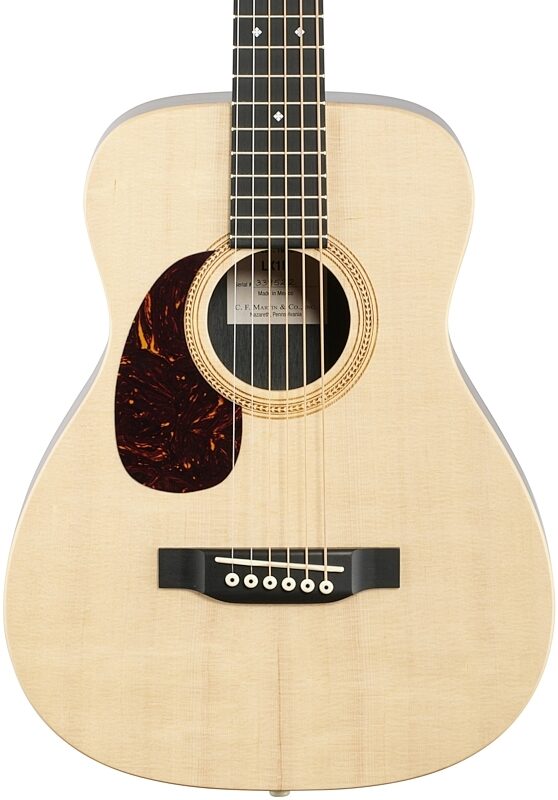 Martin LX1R Little Martin Acoustic Guitar, Left-Handed (with Gig Bag), New, Body Straight Front