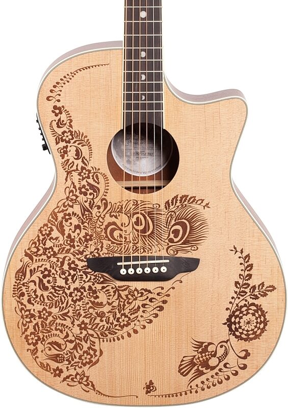 luna semi acoustic guitar