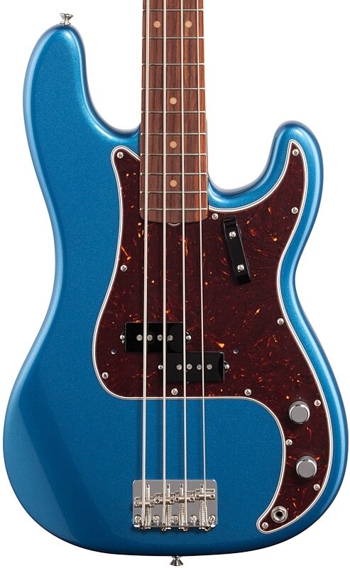 Fender American Original '60s Precision Electric Bass (with Case), Lake Placid Blue, Body Straight Front