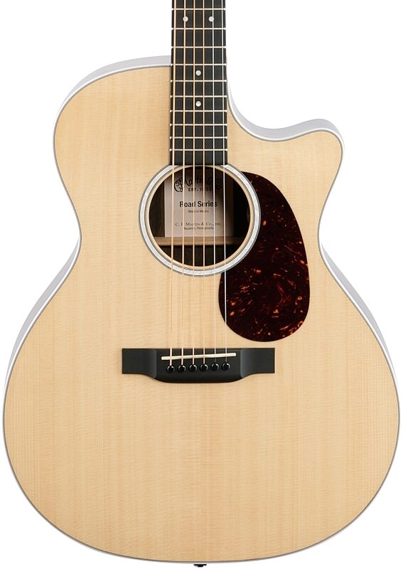 Martin GPC-13E Grand Performance Acoustic-Electric Guitar (with Soft Case), Natural, Body Straight Front