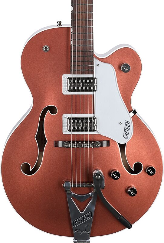 Gretsch G6118T Players Edition Anniversary Electric Guitar, 2-Tone Copper Sahara, Body Straight Front