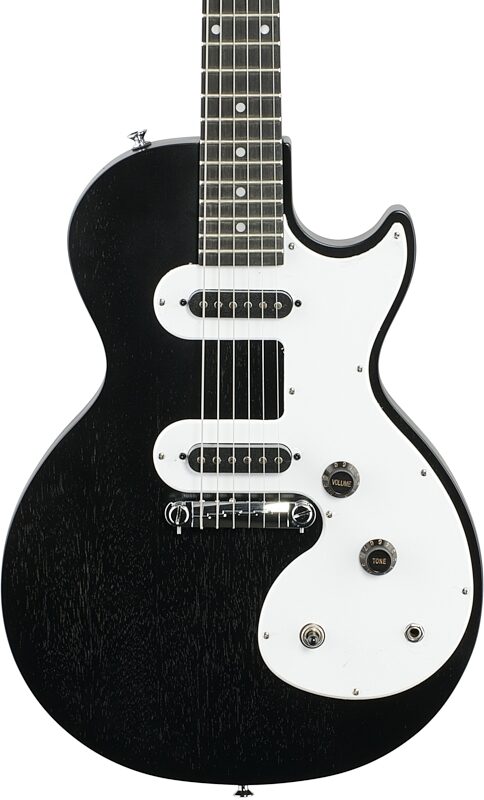 Epiphone Les Paul SL Electric Guitar Starter Pack (with Gig Bag), Ebony, Body Straight Front