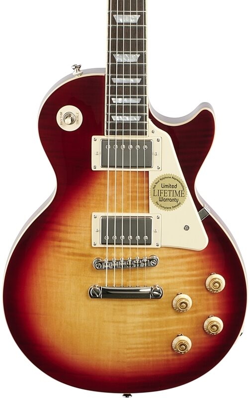 Epiphone Les Paul Standard 50s Electric Guitar, Heritage Cherry Sunburst, Body Straight Front