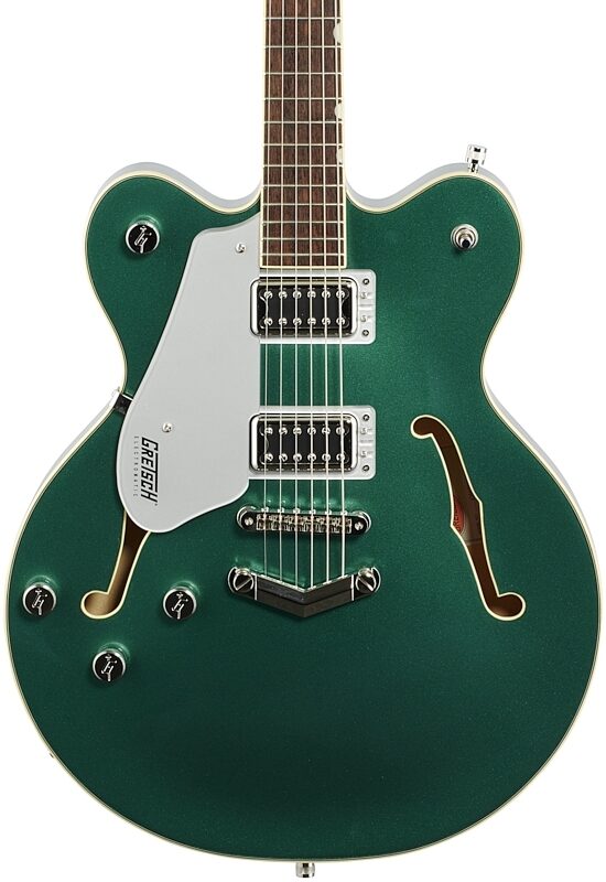 Gretsch G5622LH Electromatic CB DC Electric Guitar, Left-Handed, Georgia Green, Body Straight Front