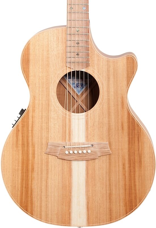 Cole Clark Angel 2EC Australian Blackwood Acoustic-Electric Guitar (with Case), New, Body Straight Front