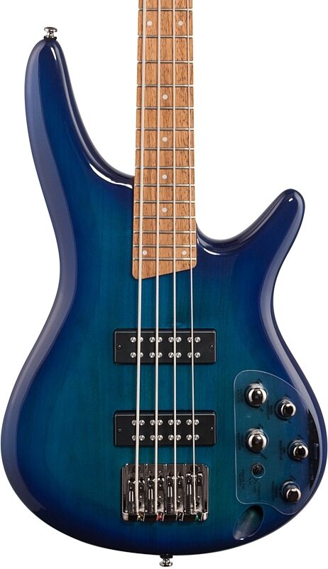 Ibanez SR370E Electric Bass, Sapphire Blue, Body Straight Front