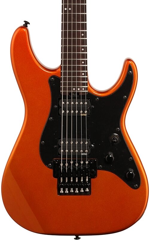 Schecter Sun Valley Super Shredder FR Electric Guitar, Lambo Orange, Body Straight Front
