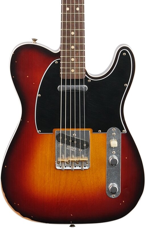 Fender Jason Isbell Custom Telecaster Electric Guitar (with Gig Bag), Chocolate Sun Burst, Body Straight Front