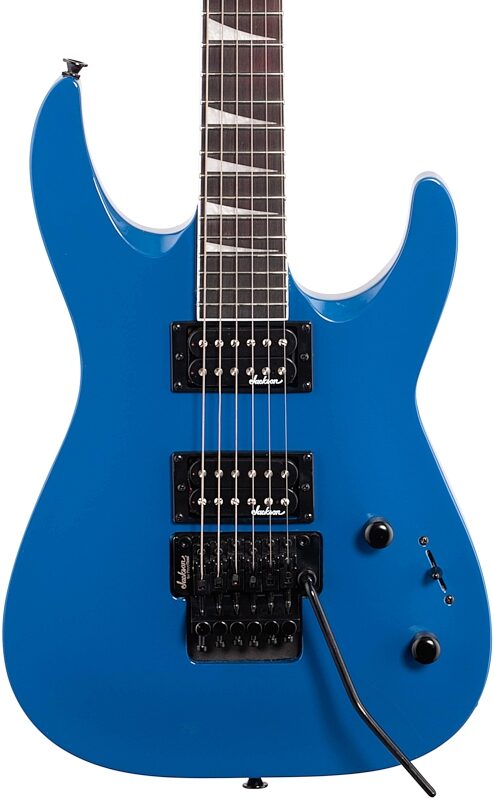 Jackson JS Series Dinky Arch Top JS32 DKA Electric Guitar, Amaranth Fingerboard, Bright Blue, Body Straight Front