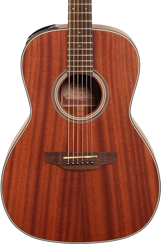 Takamine GY11ME New Yorker Acoustic-Electric Guitar, Natural Satin, Body Straight Front