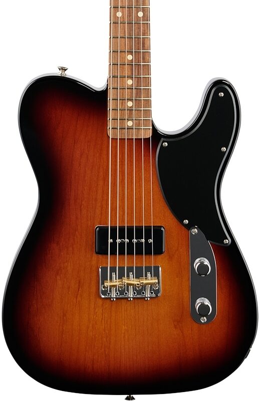 Fender Noventa Telecaster Electric Guitar (with Gig Bag), 2-Color Sunburst, Body Straight Front