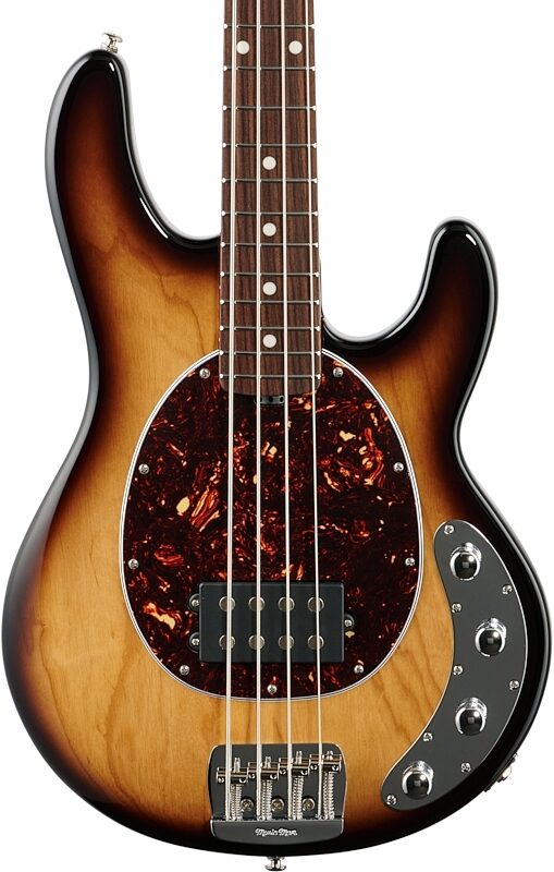 Ernie Ball Music Man StingRay Special Electric Bass (with Case), Rosewood Fingerboard, Burnt Ends, Body Straight Front
