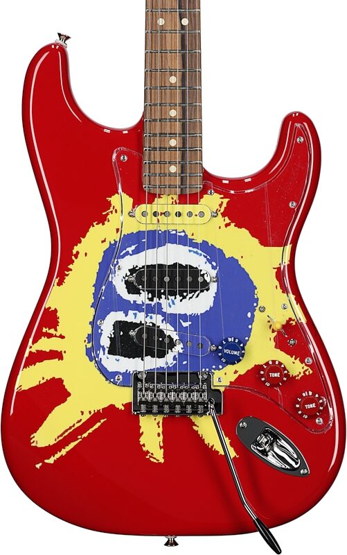 Fender Screamadelica 30th Anniversary Primal Scream Stratocaster Electric Guitar (with Gig Bag), New, Body Straight Front